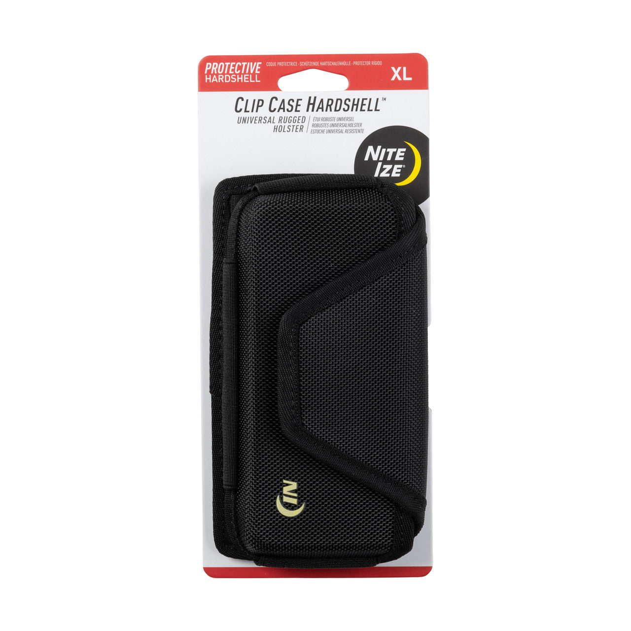  Clip Case Hardshell™ Horizontal Universal Rugged Holster, front packaged (XL)