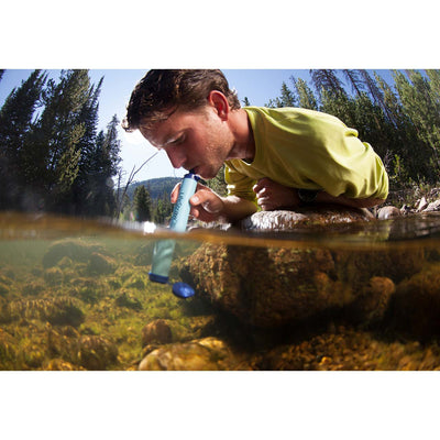 Lifestraw, in use at river