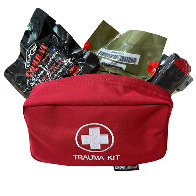 Mutual Aid Trauma Kit, Bag with components 
