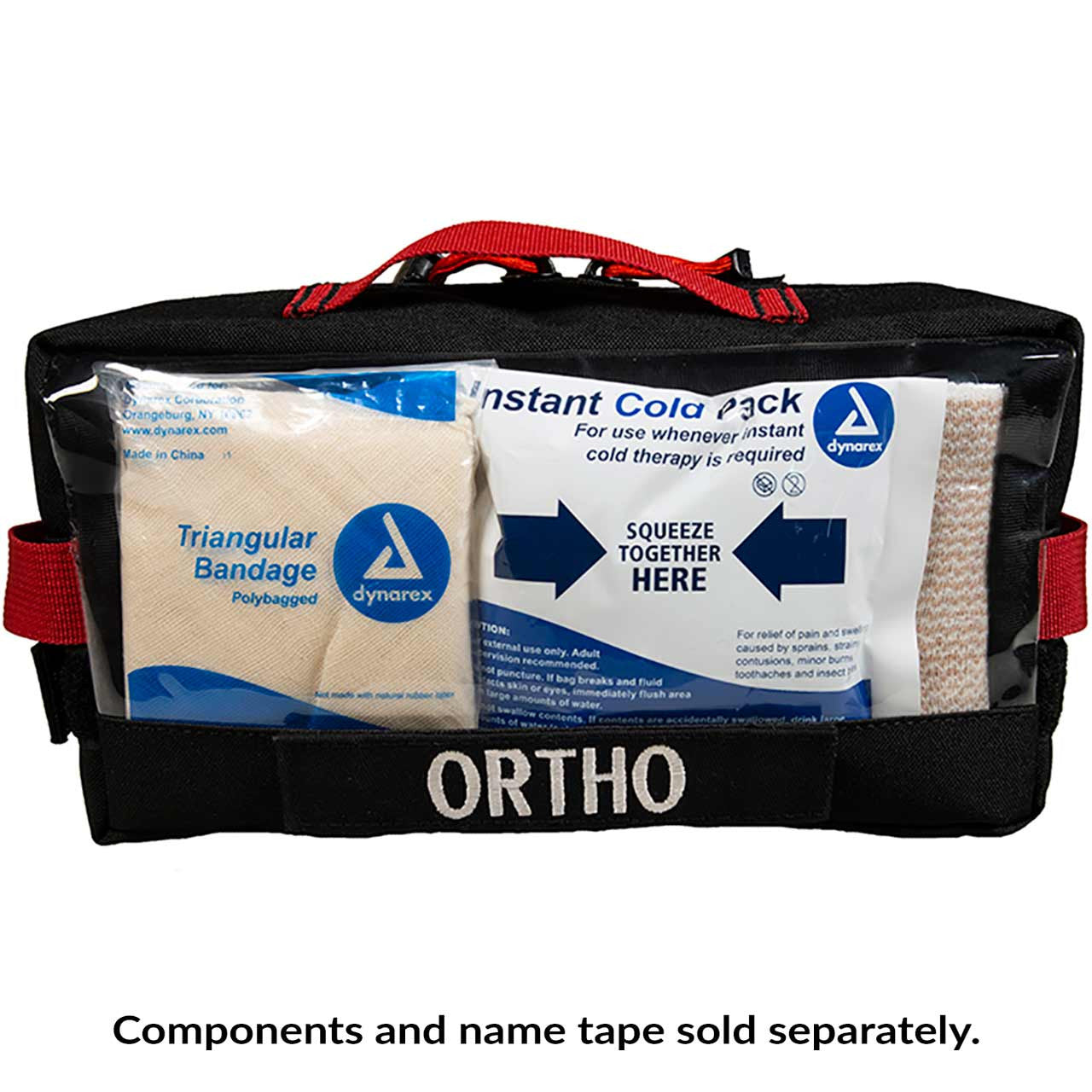 MED Module, example in use with medical components and ORTHO name tape