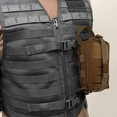 Mini Rip-Away IFAK Pouch, on vest