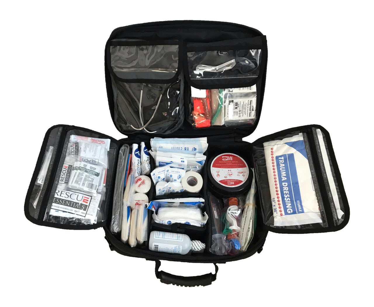 Executive Protection Kit (EPK), open, contents
