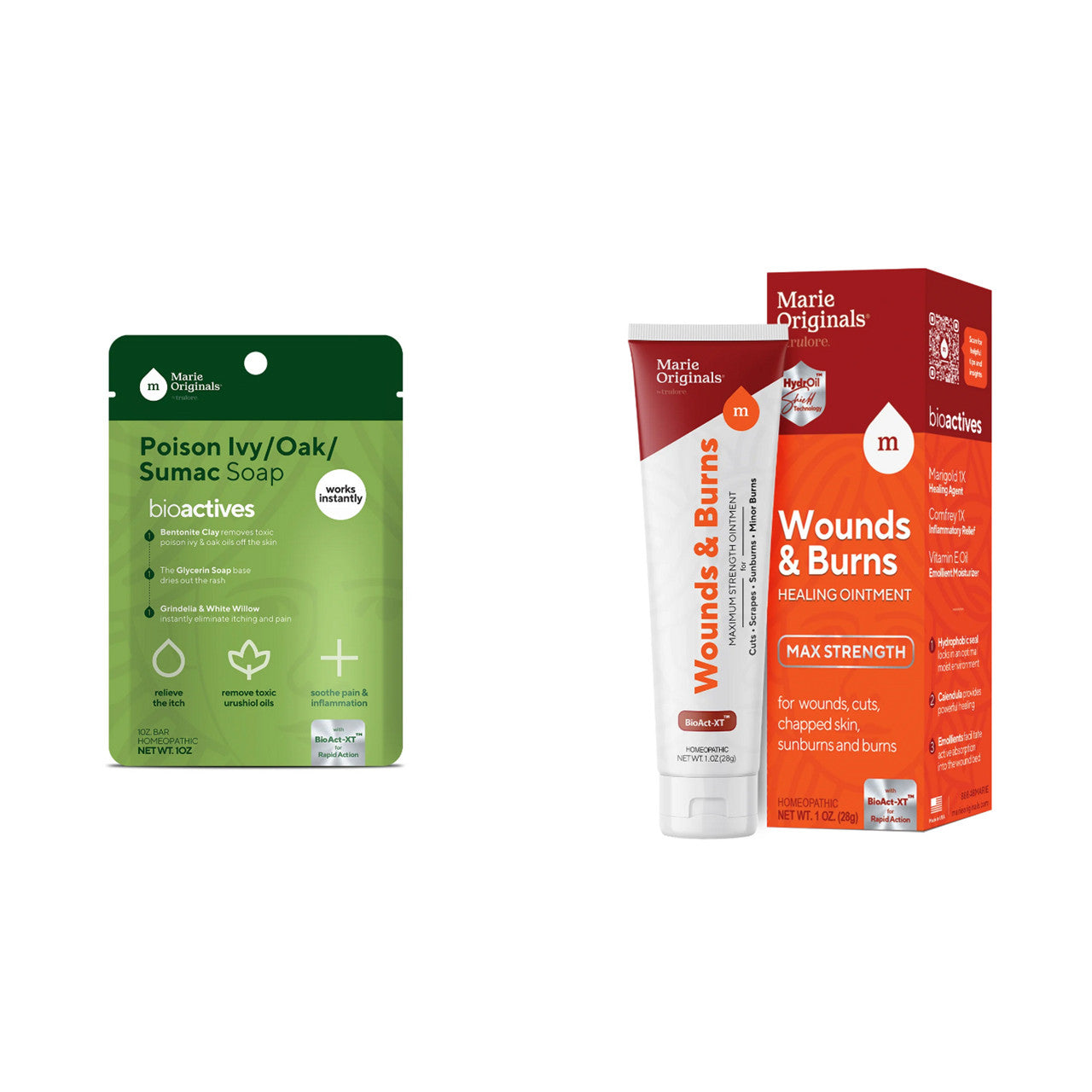 FREE SAMPLE - Marie Originals, Poison Ivy OR Wounds & Burn Ointment