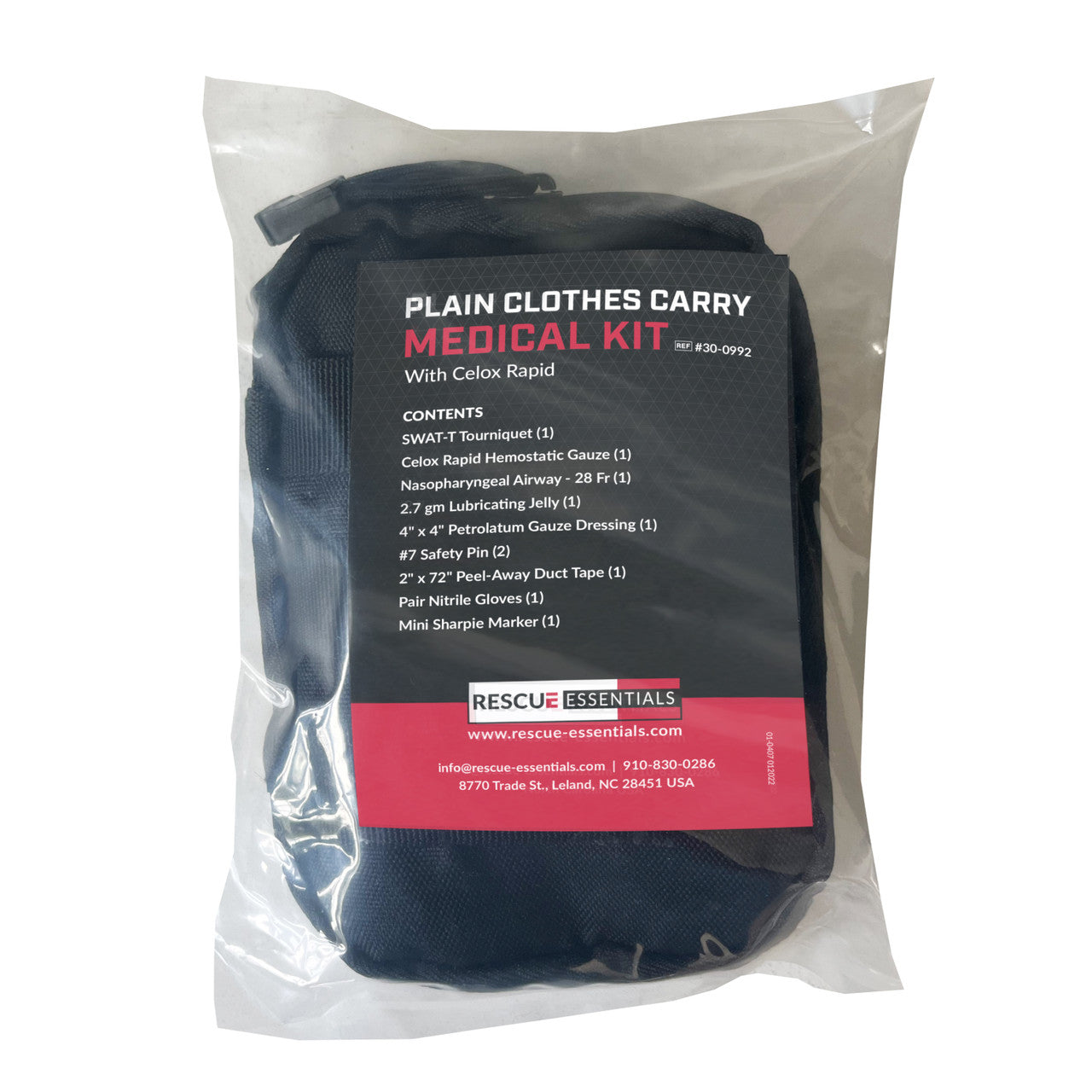 Plain Clothes Carry Medical Kit, front of packaging 