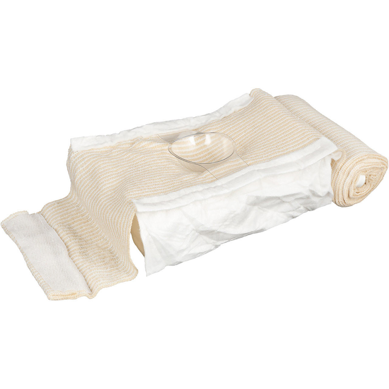  OLAES® Hemostatic Bandage , Top bandage view.