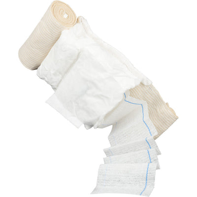  OLAES® Hemostatic Bandage , Vertical bandage view.