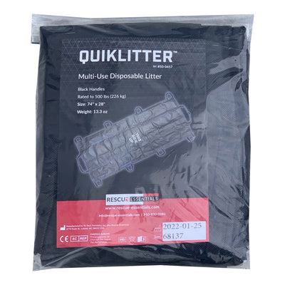 Rescue Essentials QuikLitter, in packaging (front)