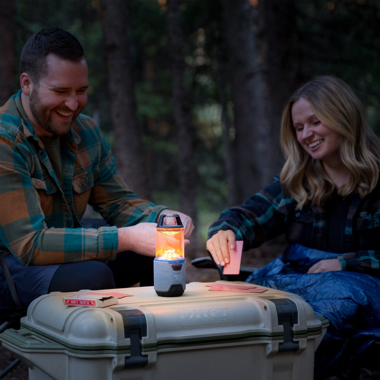 Radiant® RL3™ PowerSwitch™ Rechargeable Lantern, in use while camping