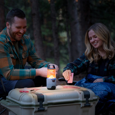 Radiant® RL3™ PowerSwitch™ Rechargeable Lantern, in use while camping