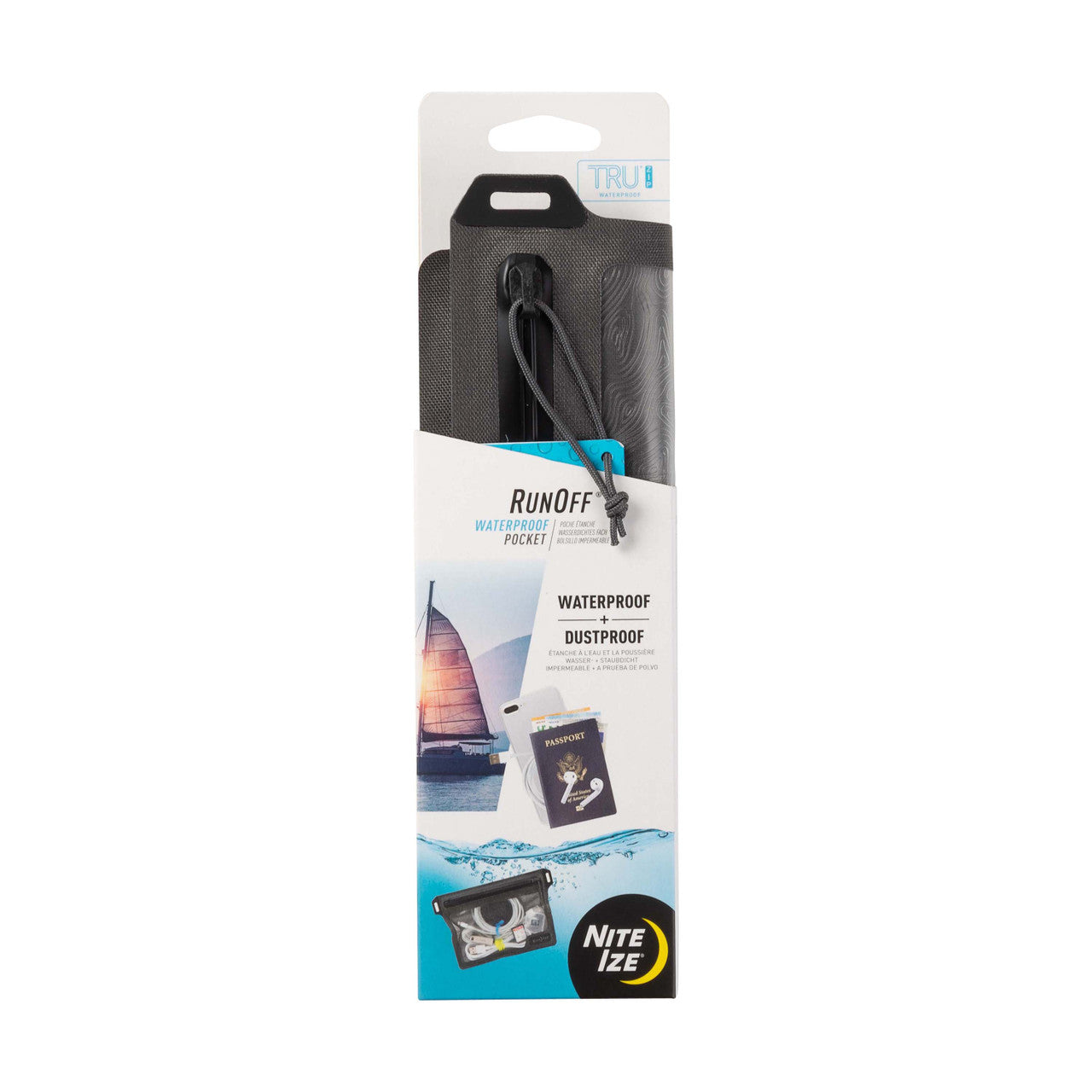 RunOff® Waterproof Pocket, front packaged