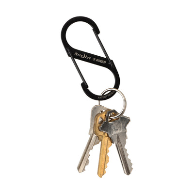S-Biner® Stainless Steel Dual Carabiner #3, In use with keys