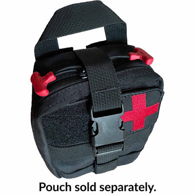 Rescue Essentials T Grip Zipper Pulls, on pouch