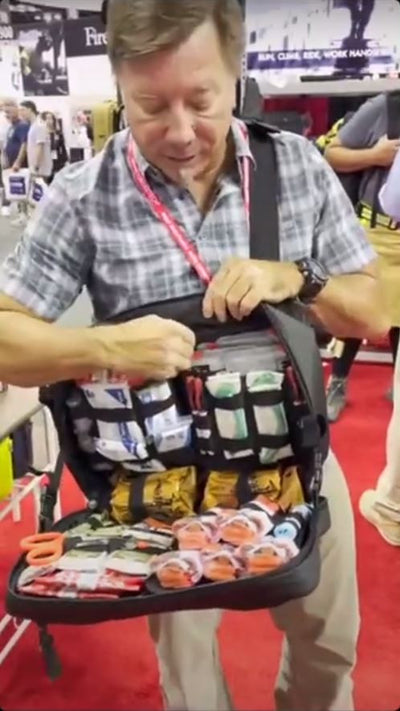 1033 ASR Sling Kit, shown worn on the front, access demo