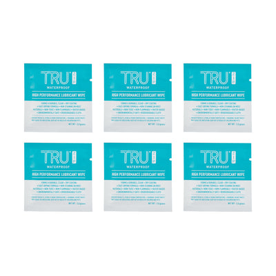 TRU® Zip High Performance Lubricant Wipes, 6 count