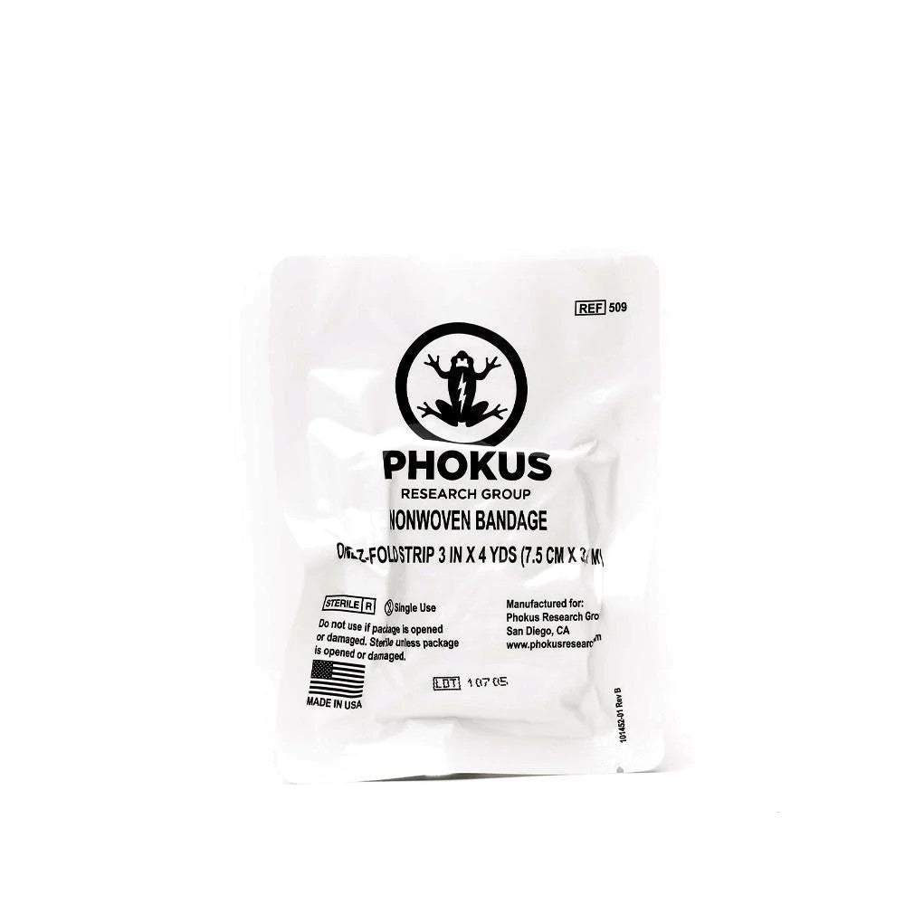 Non-Woven Z-Fold Gauze, front of packaging 