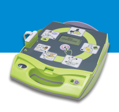 ZOLL AED Plus, top