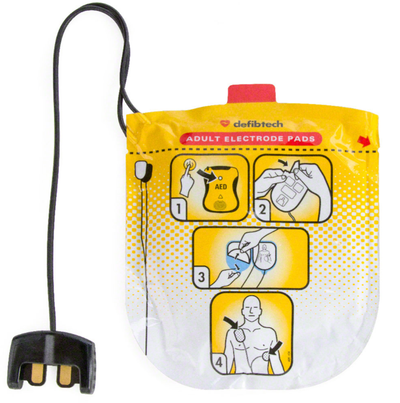 Defibtech Lifeline VIEW Electrodes, front