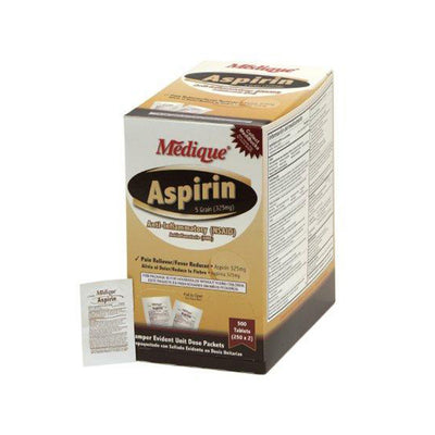 SHORT DATED! Aspirin Tablets, 2 per package