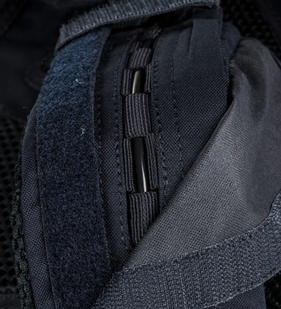 Tactical TacTec Plate Carrier -Black, Close up