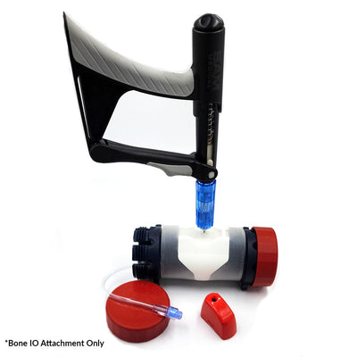 Bone IO Attachment on trainer in use