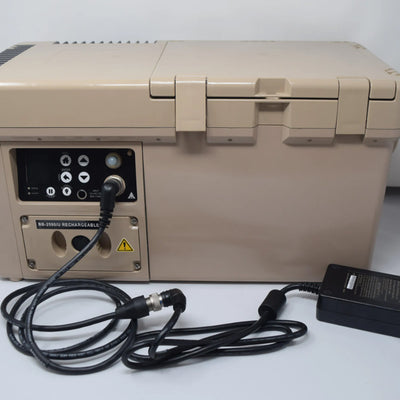 APRU AC Cable & AC/DC Adaptor, in use