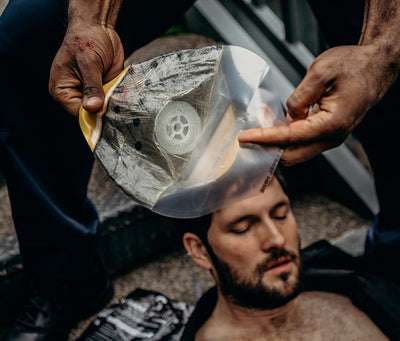 SAM® Chest Seal 2.0, in use