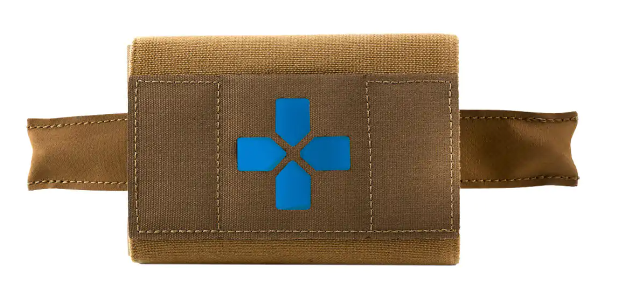 Micro Trauma Kit NOW! - Coyote Pouch Front