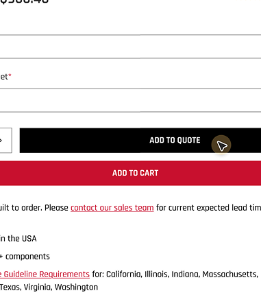 ADD ITEMS TO YOUR CART/QUOTE