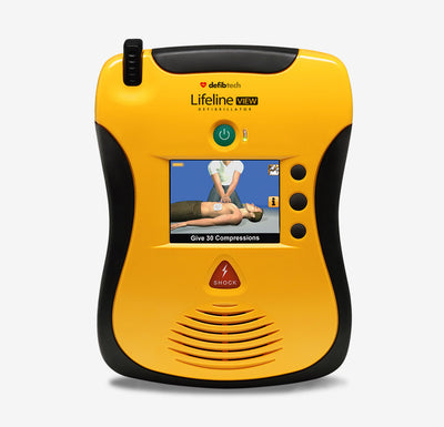 Lifeline View AED, Front