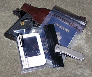 aLOKSAK® Waterproof Bags, in use