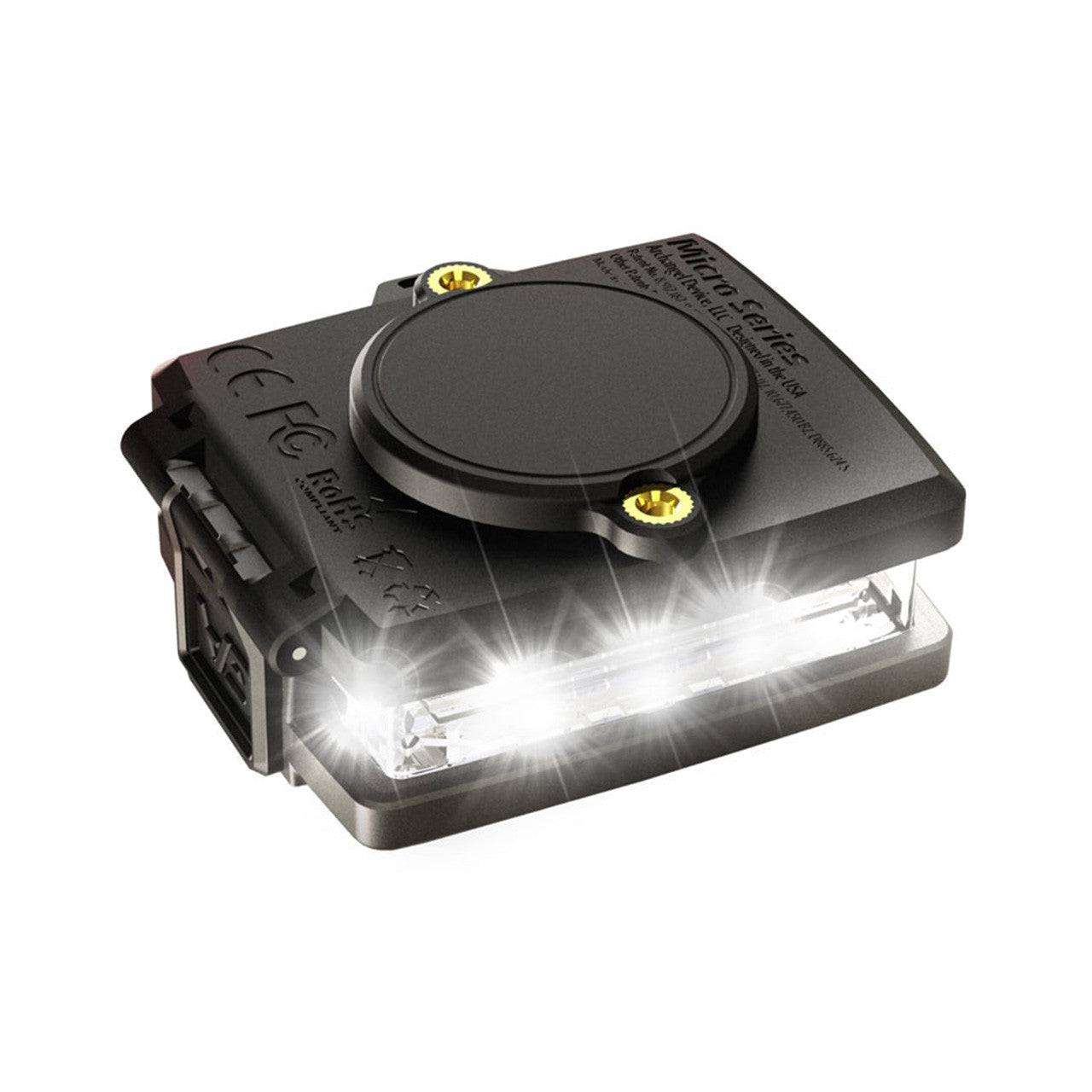 Micro Series White/Red Wearable Safety Light