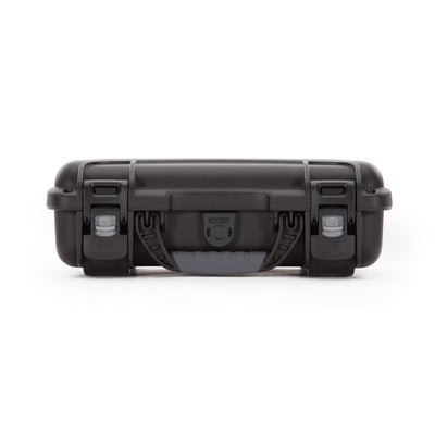 Nanuk 909 Case- Black, front showing latches