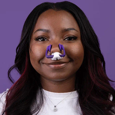 NasaClip N2 Nosebleed Treatment, in use on adult