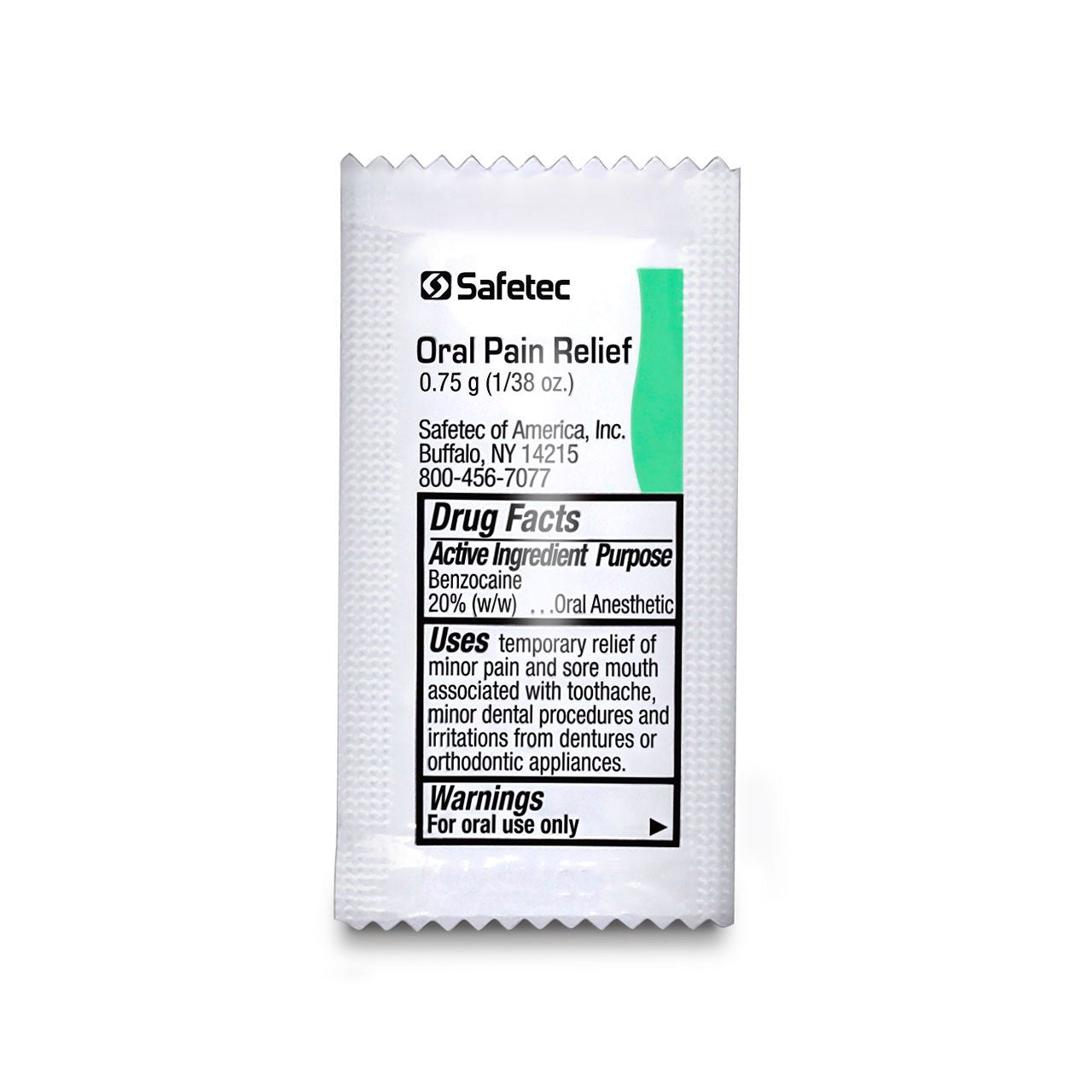 Oral Pain Relief, 0.75 grams - front