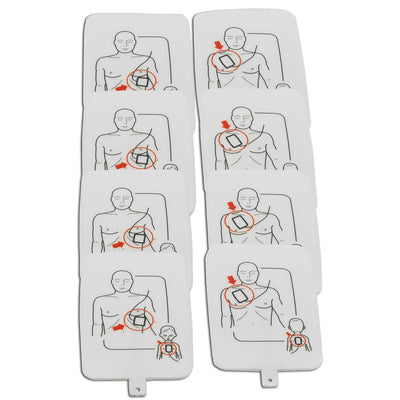 AED UltraTrainer™ Adult/Child Replacement Prestan Training Pad Set, 4- Pack (8 pads total)