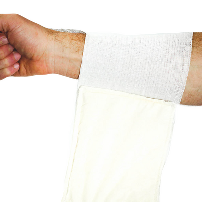 6" Israeli Emergency Bandage, on arm