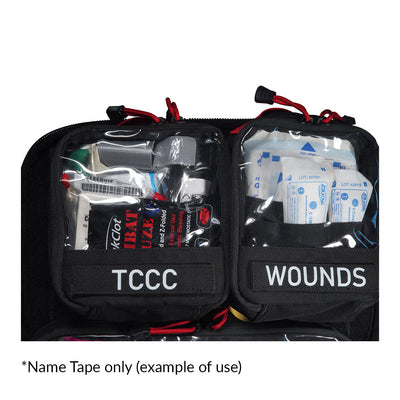 Paratus Name Tapes, in use