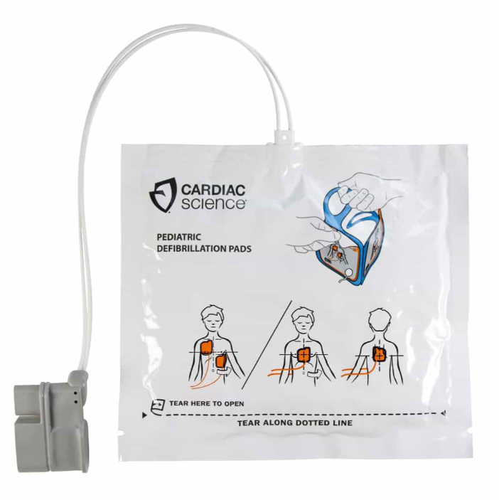 Powerheart G5 Pediatric Intellisense Defibrillation Electrode Pads - Front