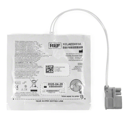 Powerheart G5 Pediatric Intellisense Defibrillation Electrode Pads - Back