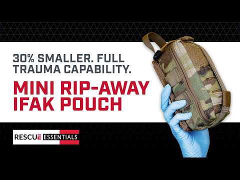 Rescue Essentials Mini Rip-Away IFAK Pouch