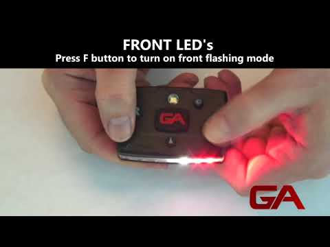 Law Enforcement Red/Blue Wearable Safety Police Light