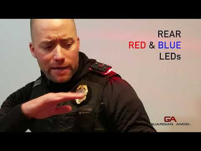 Law Enforcement Red/Blue Wearable Safety Police Light