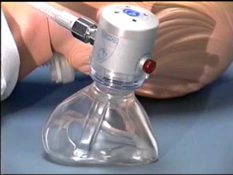 Demand Valve Resuscitator with 6 ft Supply Hose & Universal Face Mask