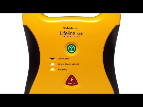 Load video: Defibtech Lifeline AED w/ High Capacity Battery Package