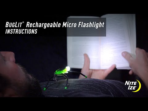 BugLit® Rechargeable Micro Flashlight