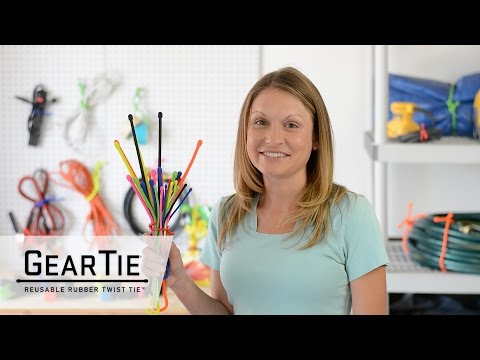 Gear Tie® Reusable Rubber Twist Tie™