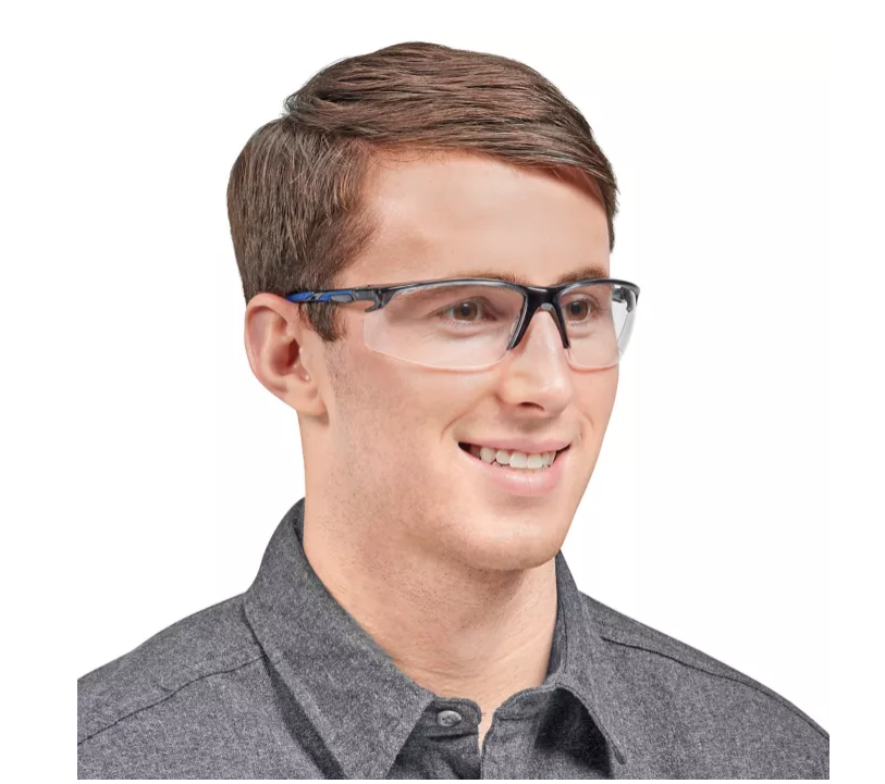 Flash™ Safety Glasses, being worn