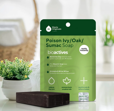 Poison Ivy/Oak Soap 1oz - Package and soap