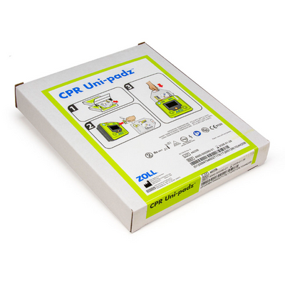 ZOLL CPR Uni-Padz III, in packaging