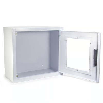 Defibtech Standard Size Wall Mounted Cabinet, Open